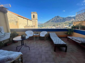 Bella Vista Sant Orsula 2 bedroom View Terrace Historic Center Spacious Apartment Termini Imerese